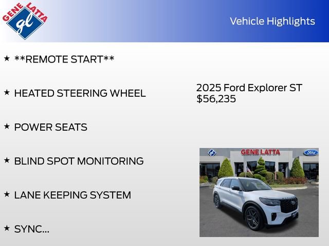 Used 2025 Ford Explorer ST AWD/4WD image 34
