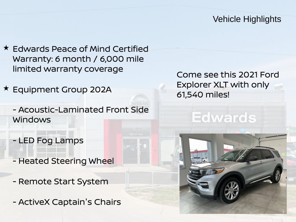 Used 2021 Ford Explorer XLT w/ Equipment Group 202A AWD/4WD image 11