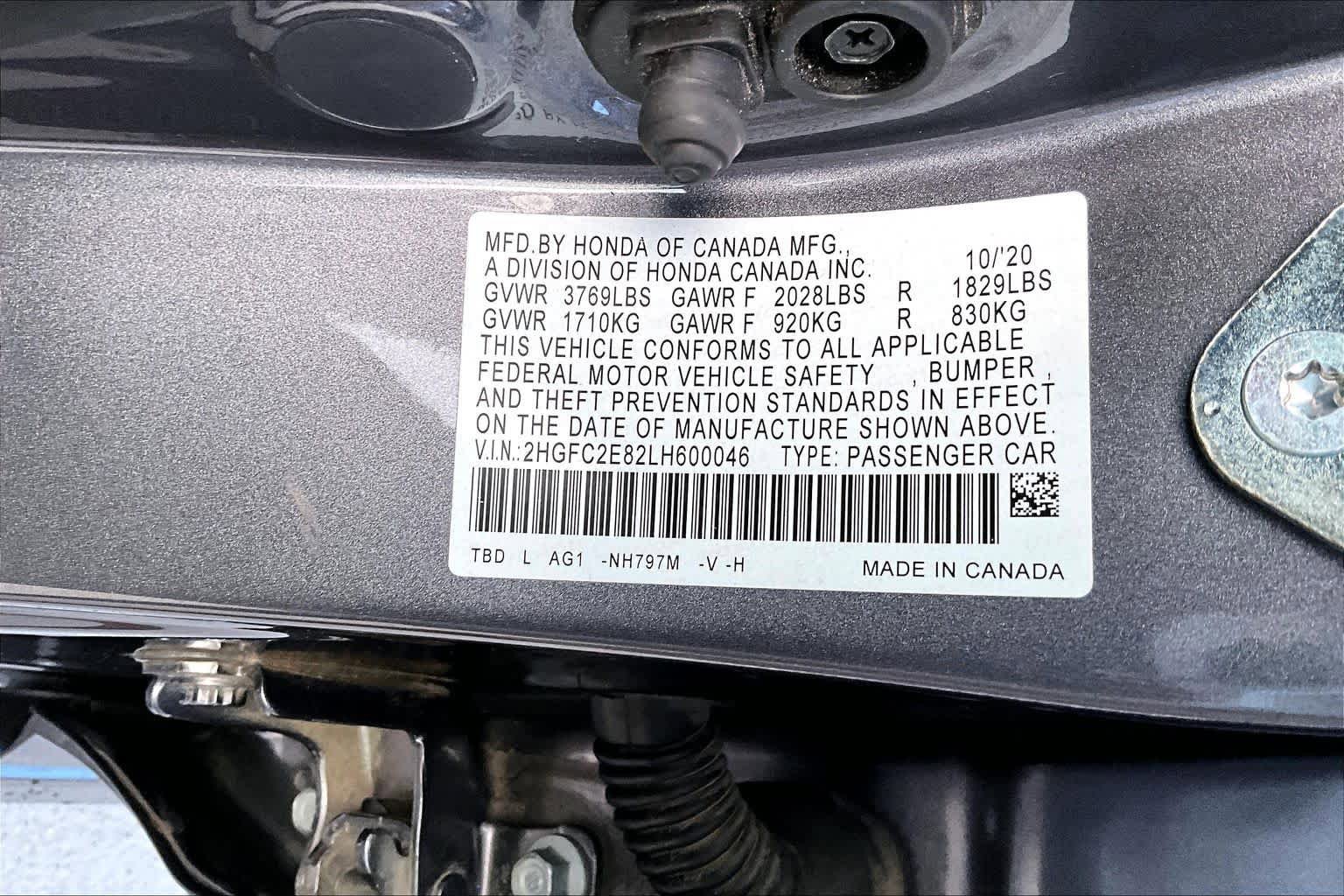 Used 2020 Honda Civic Sport image 34