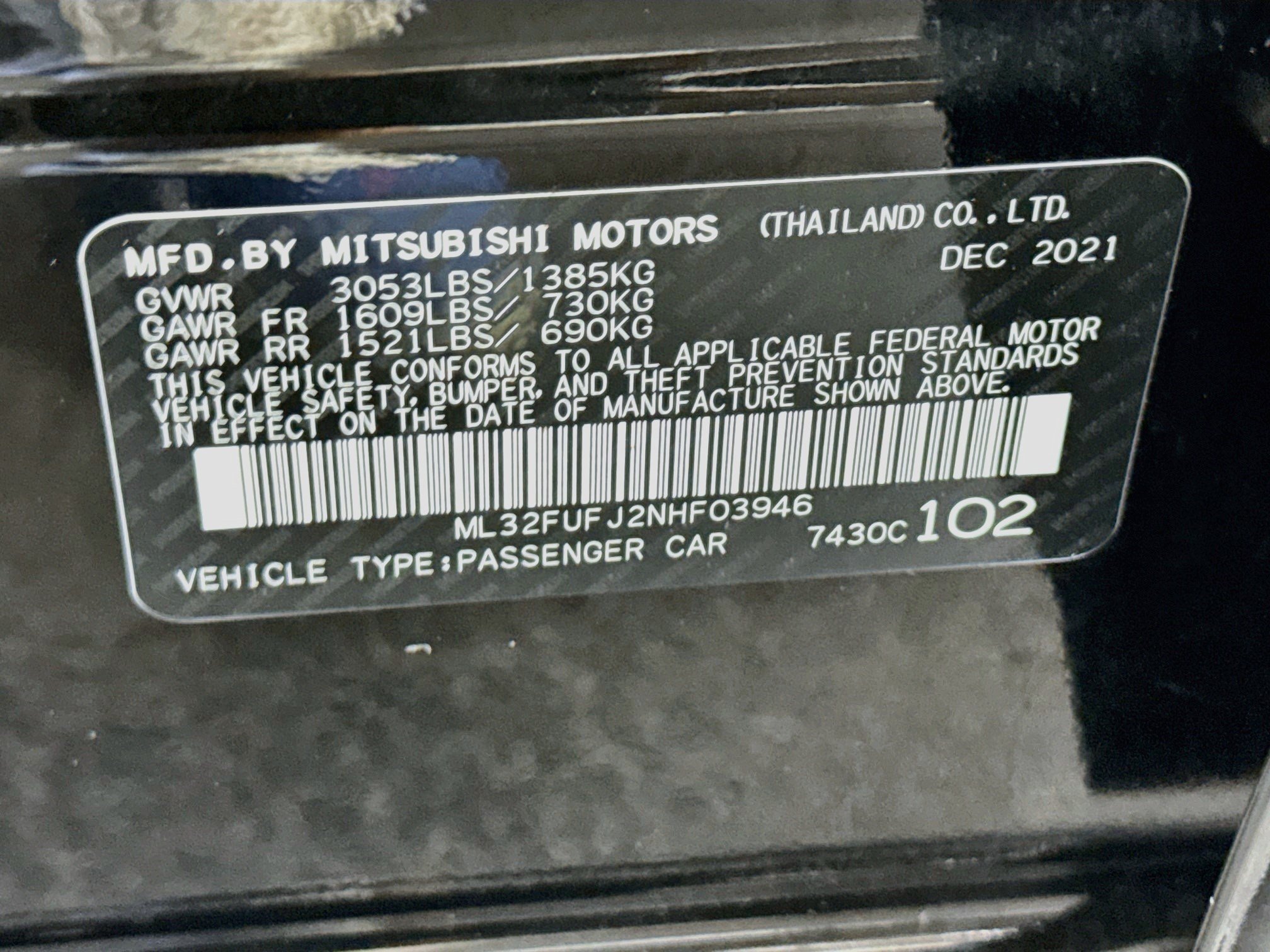 Used 2022 Mitsubishi Mirage G4 Black Edition FWD image 19
