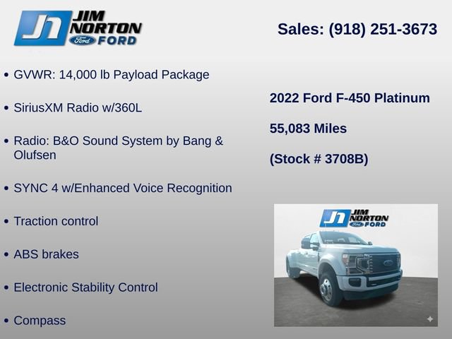 Used 2022 Ford F450 Platinum AWD/4WD image 8