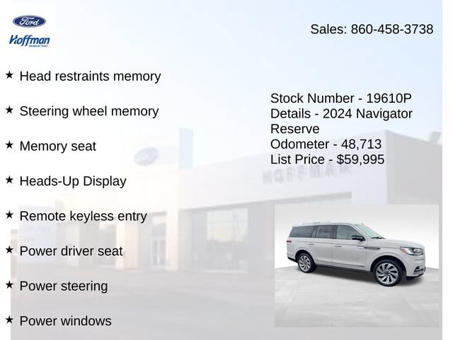 Certified 2024 Lincoln Navigator Reserve AWD/4WD image 20
