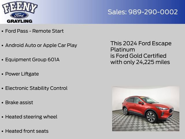 Used 2024 Ford Escape Platinum AWD/4WD image 9