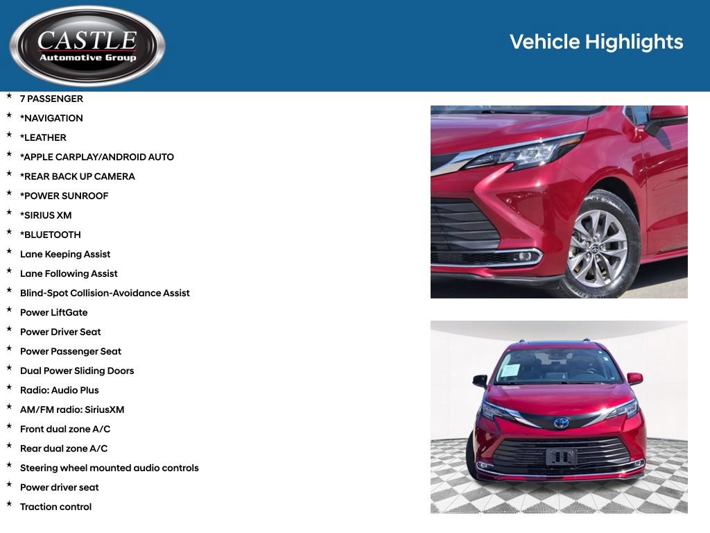 Used 2023 Toyota Sienna XLE FWD image 3