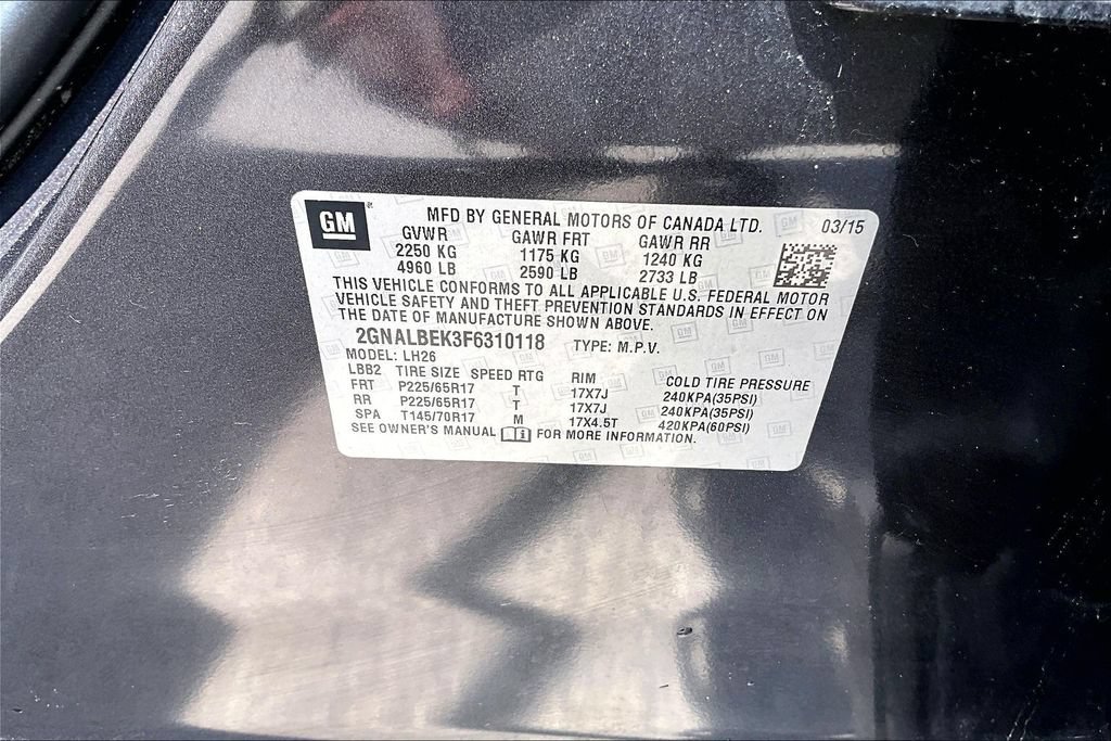 Used 2015 Chevrolet Equinox LT FWD image 18