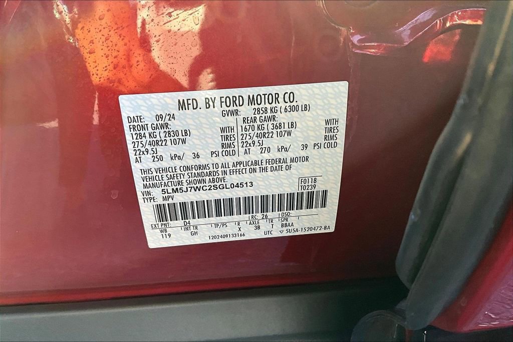 Used 2025 Lincoln Aviator Reserve w/ Jet Appearance Package image 36