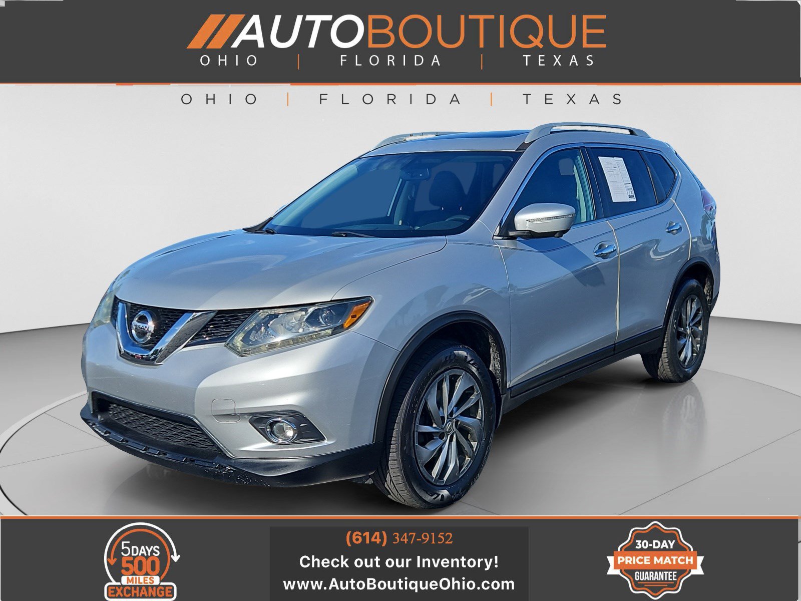 Used 2015 Nissan Rogue SL w/ SL Premium Package