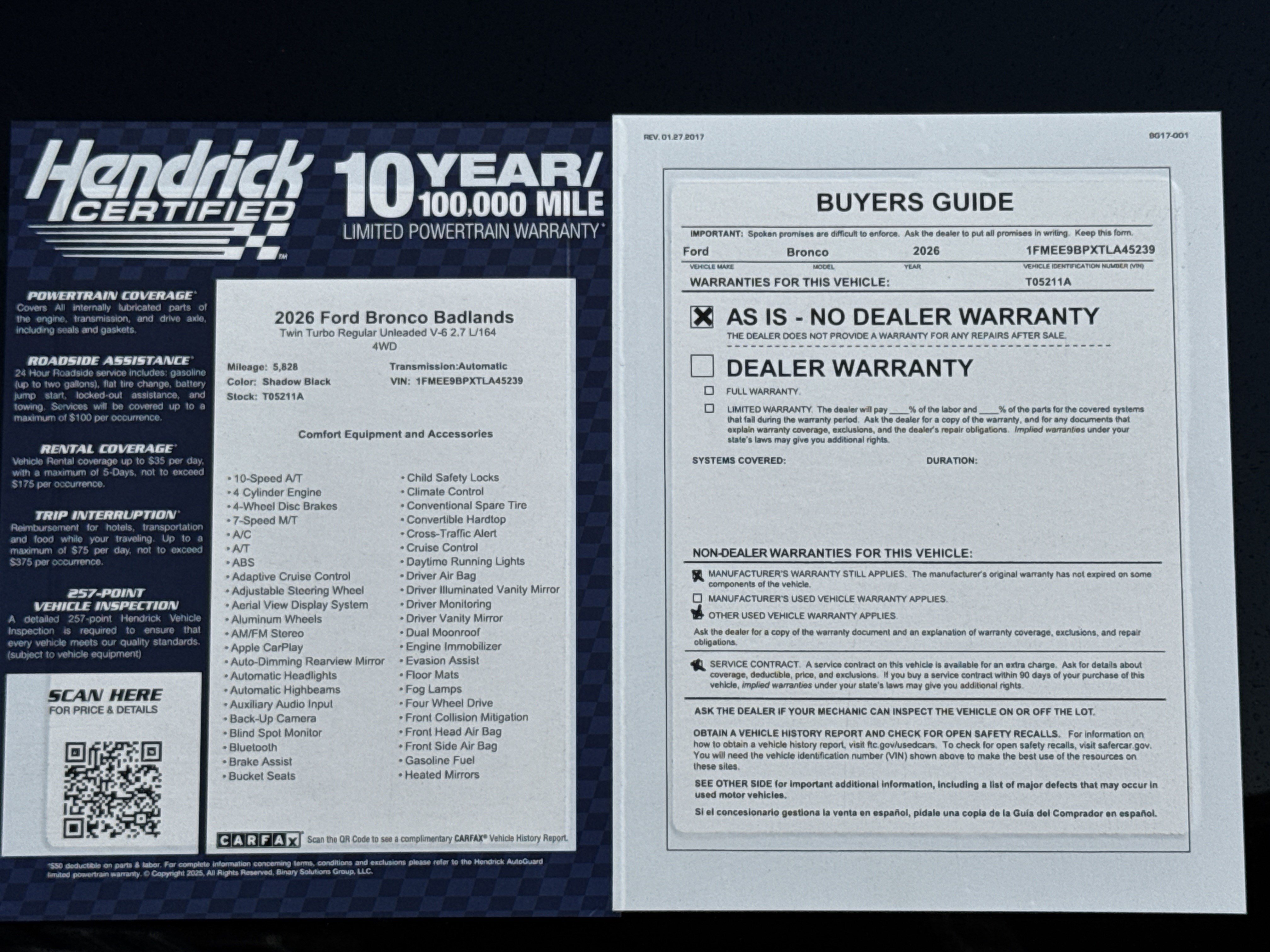 Used 2026 Ford Bronco Badlands AWD/4WD image 35