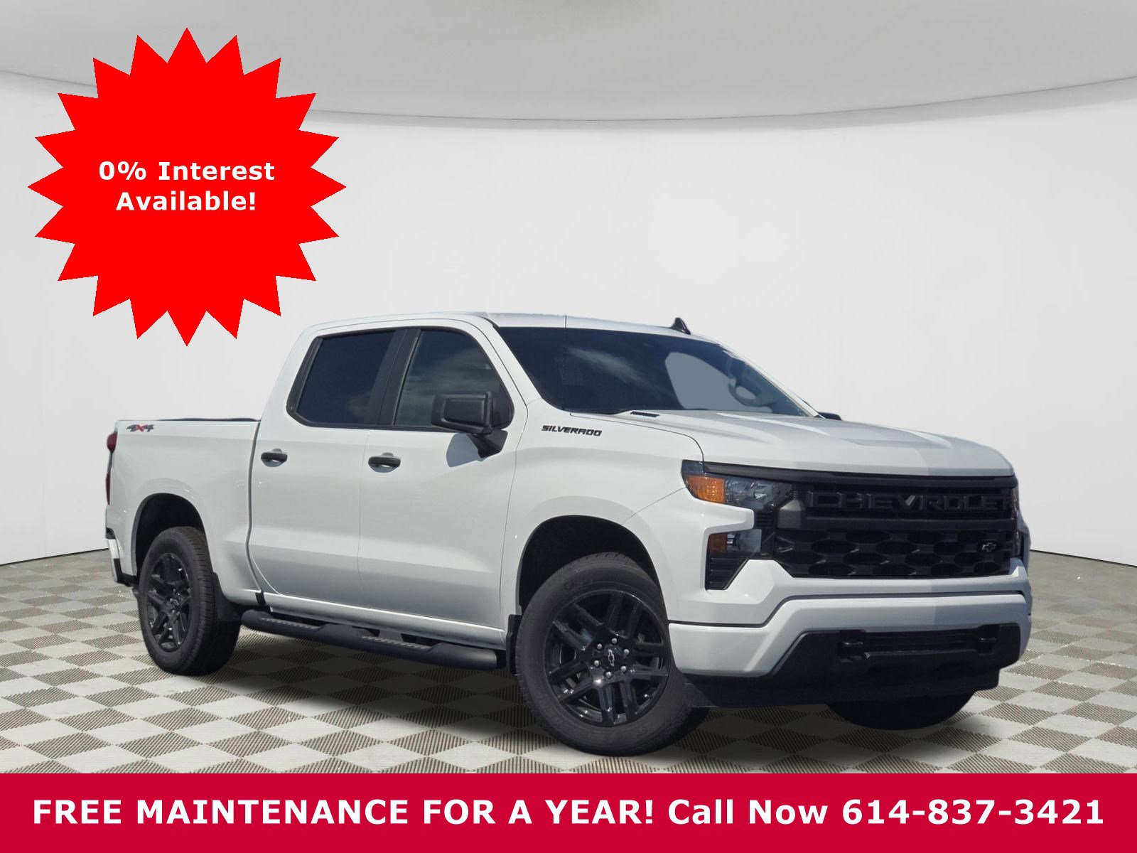 New 2025 Chevrolet Silverado 1500 Custom w/ LPO, Dark Essentials Package