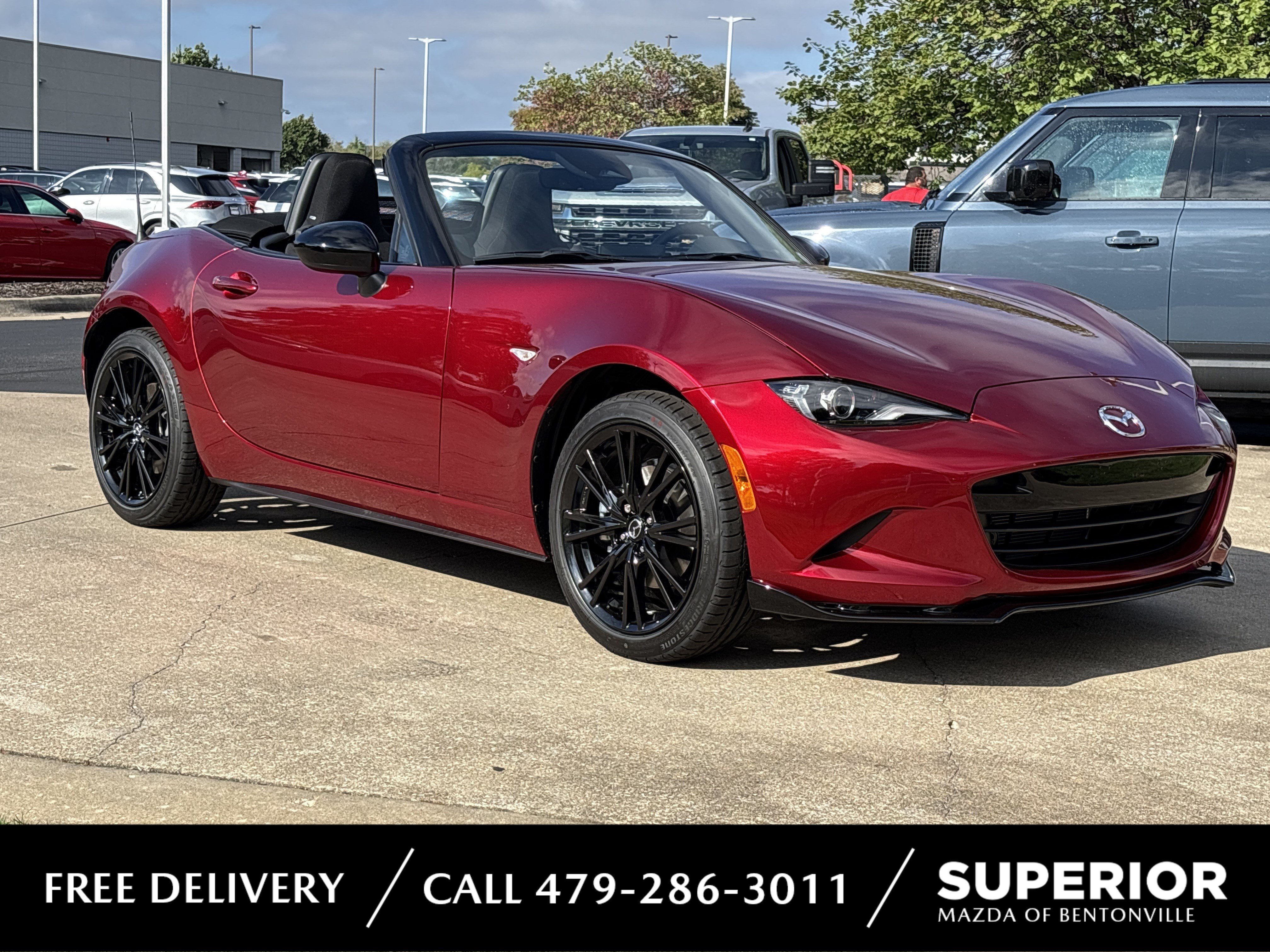 New 2026 MAZDA MX-5 Miata Club w/ Interior Package RWD image 1