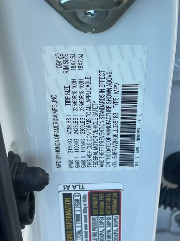 Certified 2020 Honda CR-V EX-L image 30