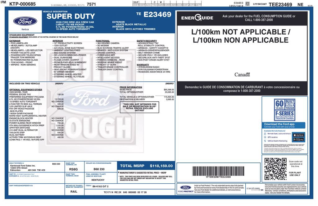 Used 2026 Ford F350 Lariat AWD/4WD image 5