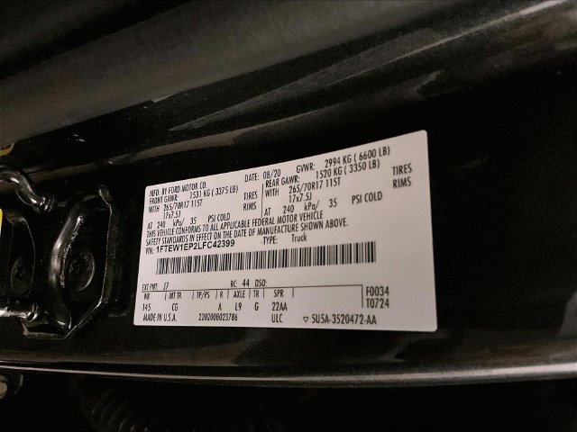 Used 2020 Ford F150 XL w/ Equipment Group 101A Mid AWD/4WD image 33