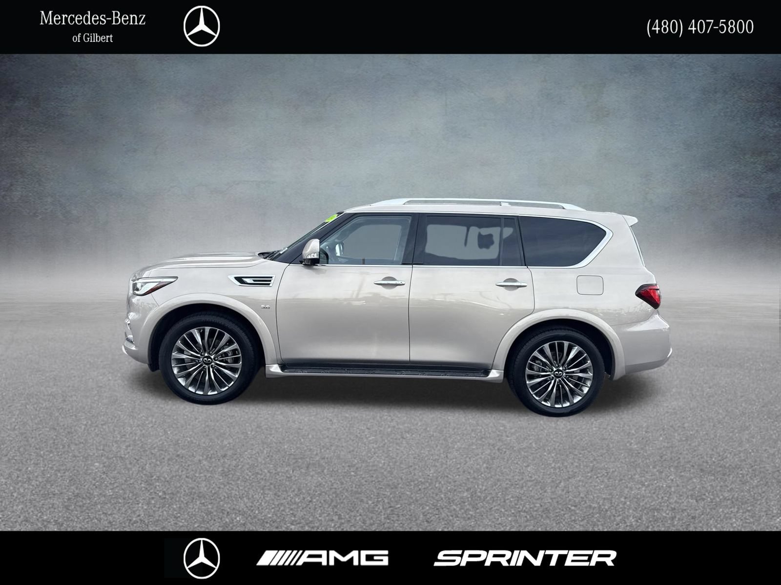 Used 2019 INFINITI QX80 Luxe w/ 22" Wheel Package RWD image 2