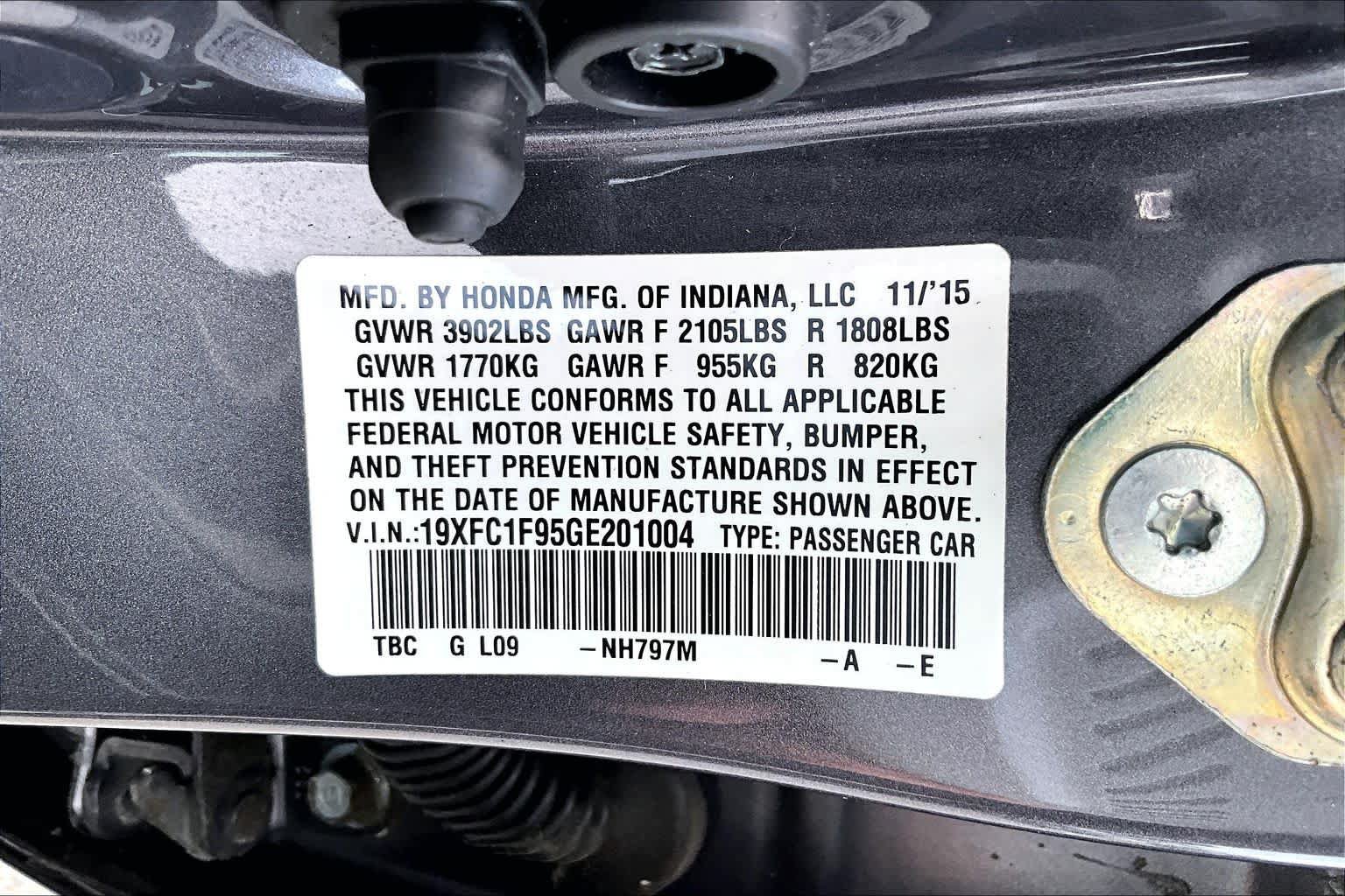 Used 2016 Honda Civic Touring image 37