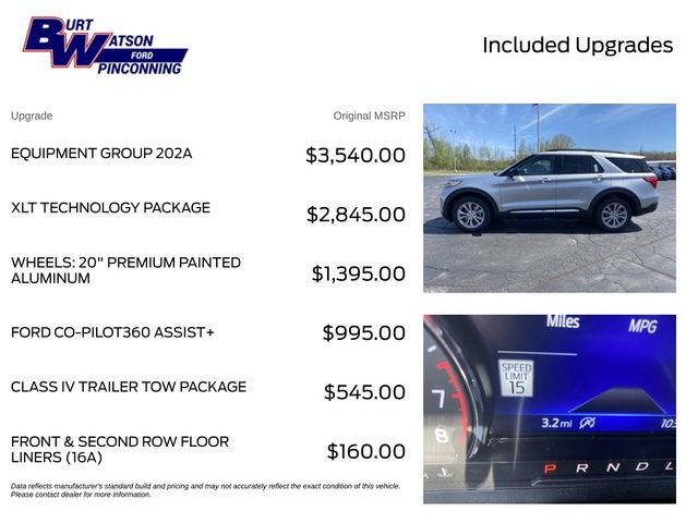 Used 2024 Ford Explorer XLT w/ Equipment Group 202A AWD/4WD image 4
