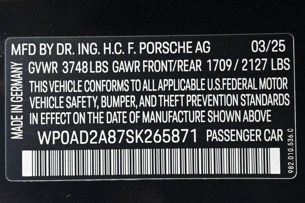 Certified 2025 Porsche 718 Cayman GTS image 27