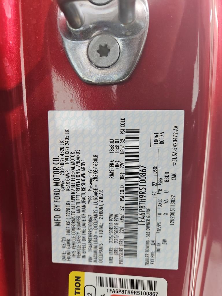 Used 2024 Ford Mustang Premium RWD image 30