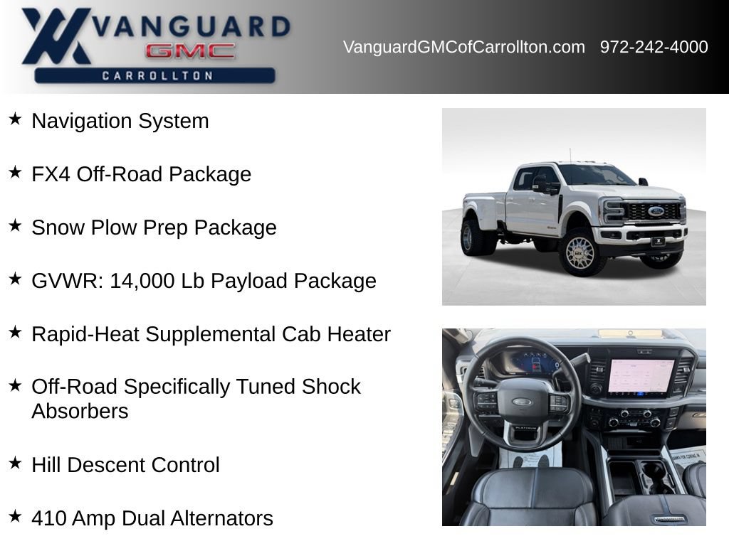 Used 2025 Ford F450 Platinum w/ FX4 Off-Road Package AWD/4WD image 6