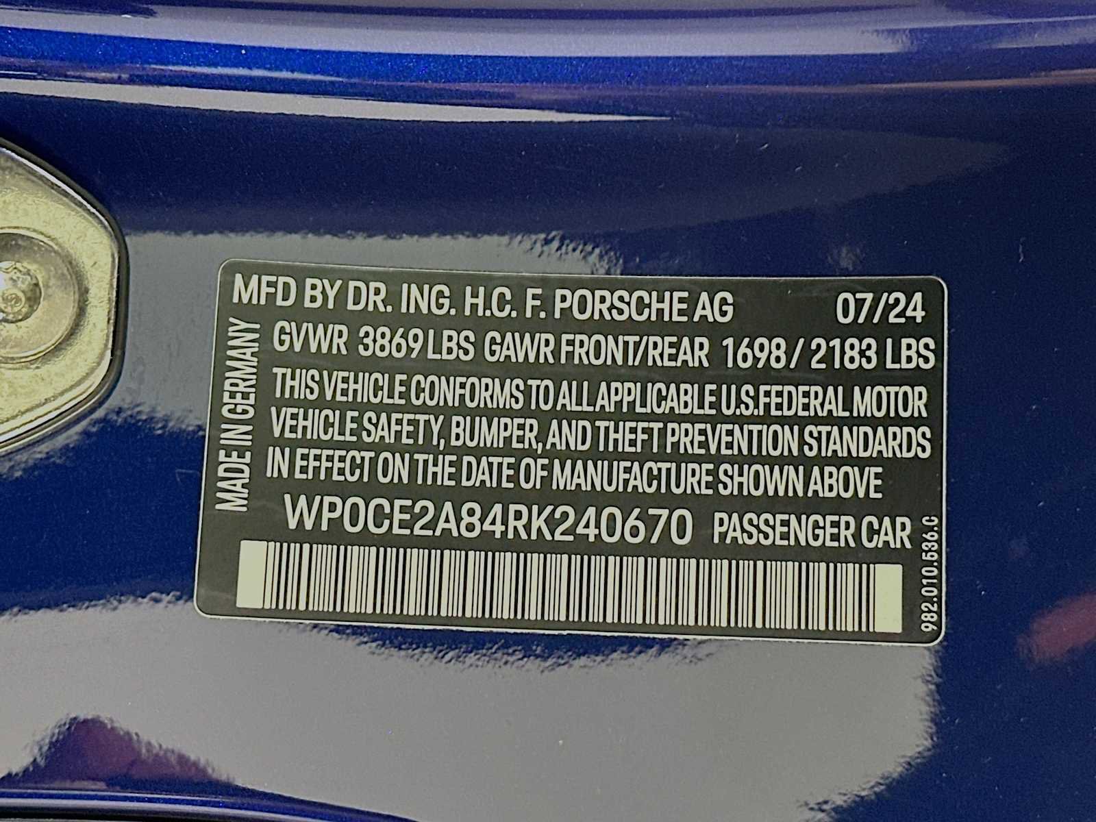 Certified 2024 Porsche 718 Boxster Spyder RS image 30