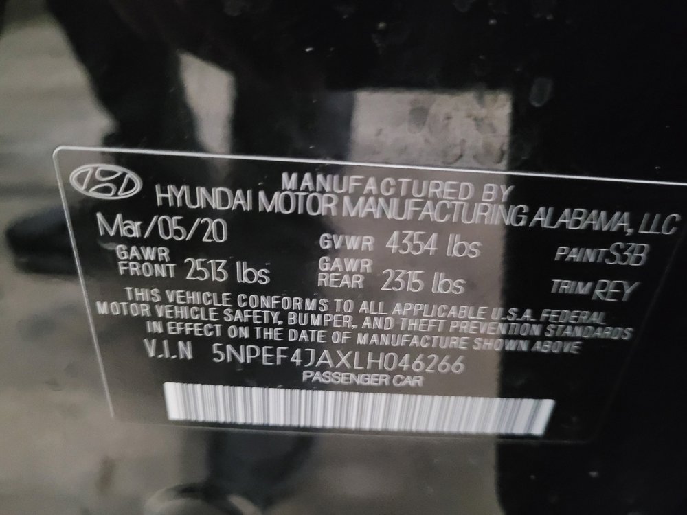 Used 2020 Hyundai Sonata SEL w/ Convenience + Sunroof Package FWD image 33
