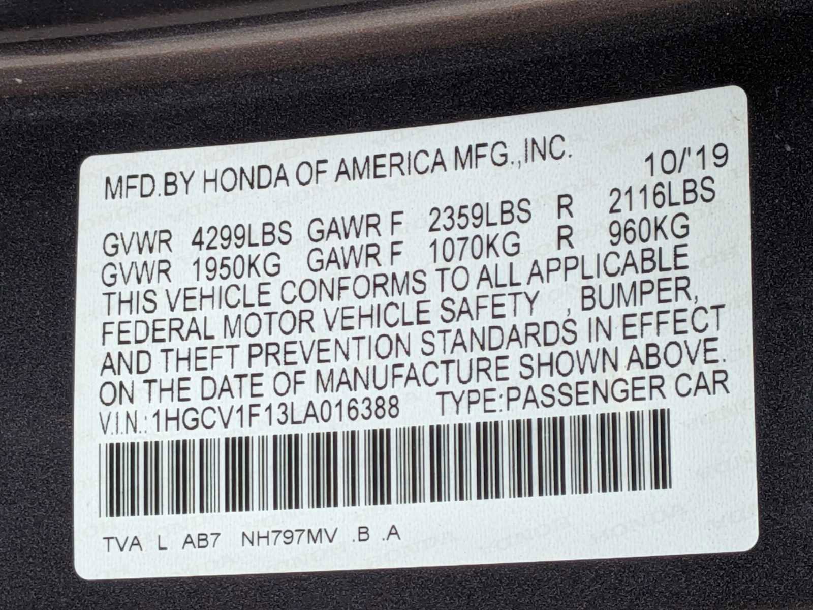 Used 2020 Honda Accord LX image 31
