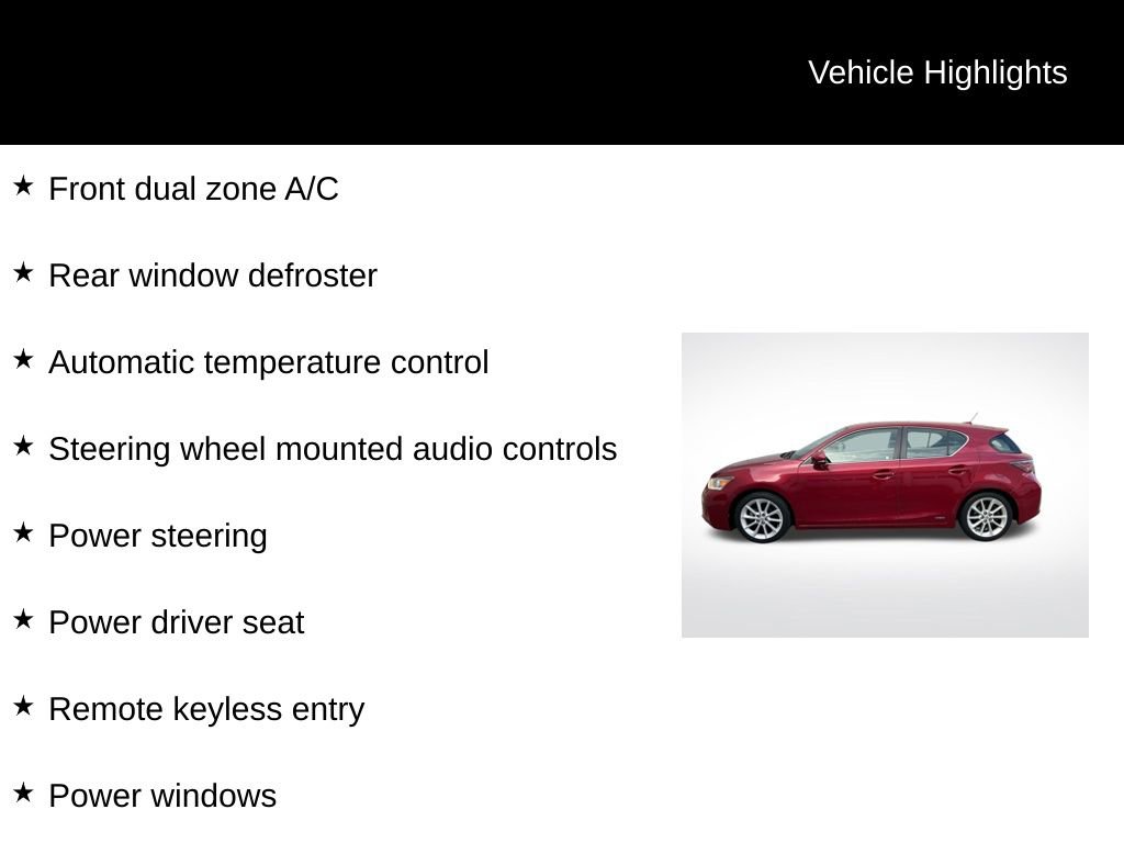 Used 2012 Lexus CT 200h image 5