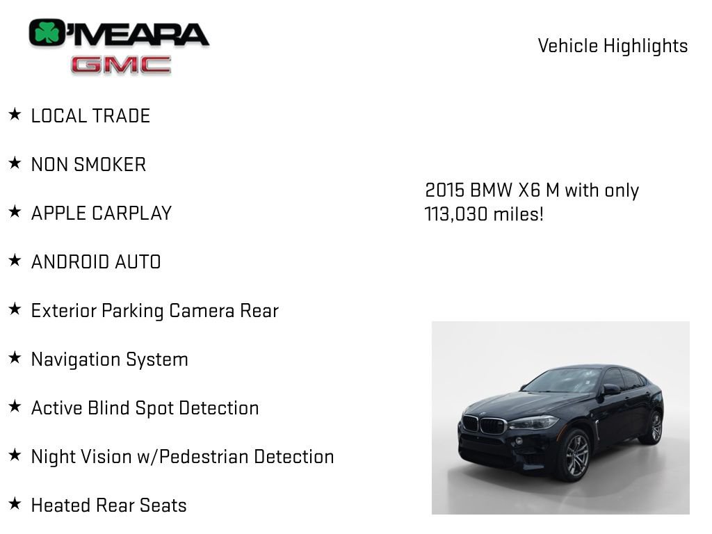 Used 2015 BMW X6 M AWD/4WD image 8