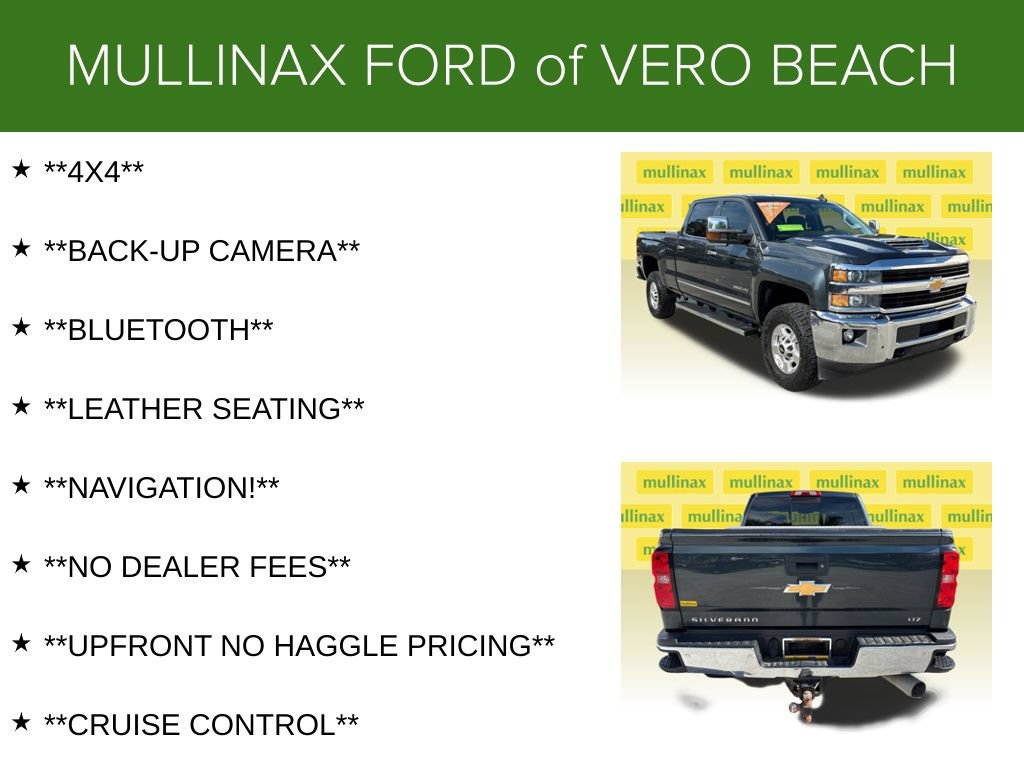 Used 2017 Chevrolet Silverado 2500 LTZ w/ Duramax Plus Package AWD/4WD image 5