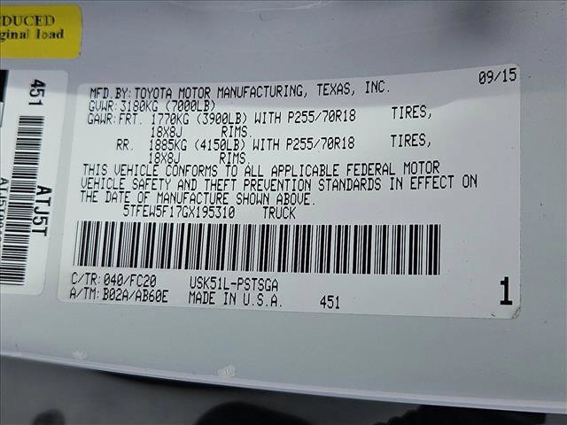 Used 2016 Toyota Tundra SR5 w/ SR5 Upgrade Package image 23