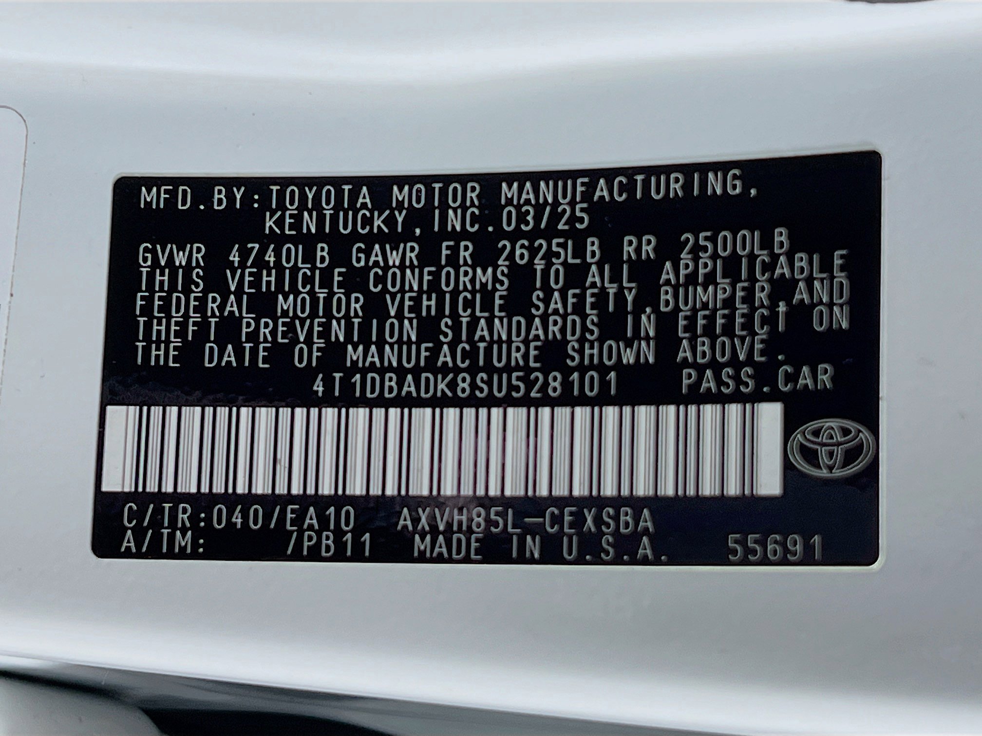 Certified 2025 Toyota Camry SE w/ Convenience Package image 26