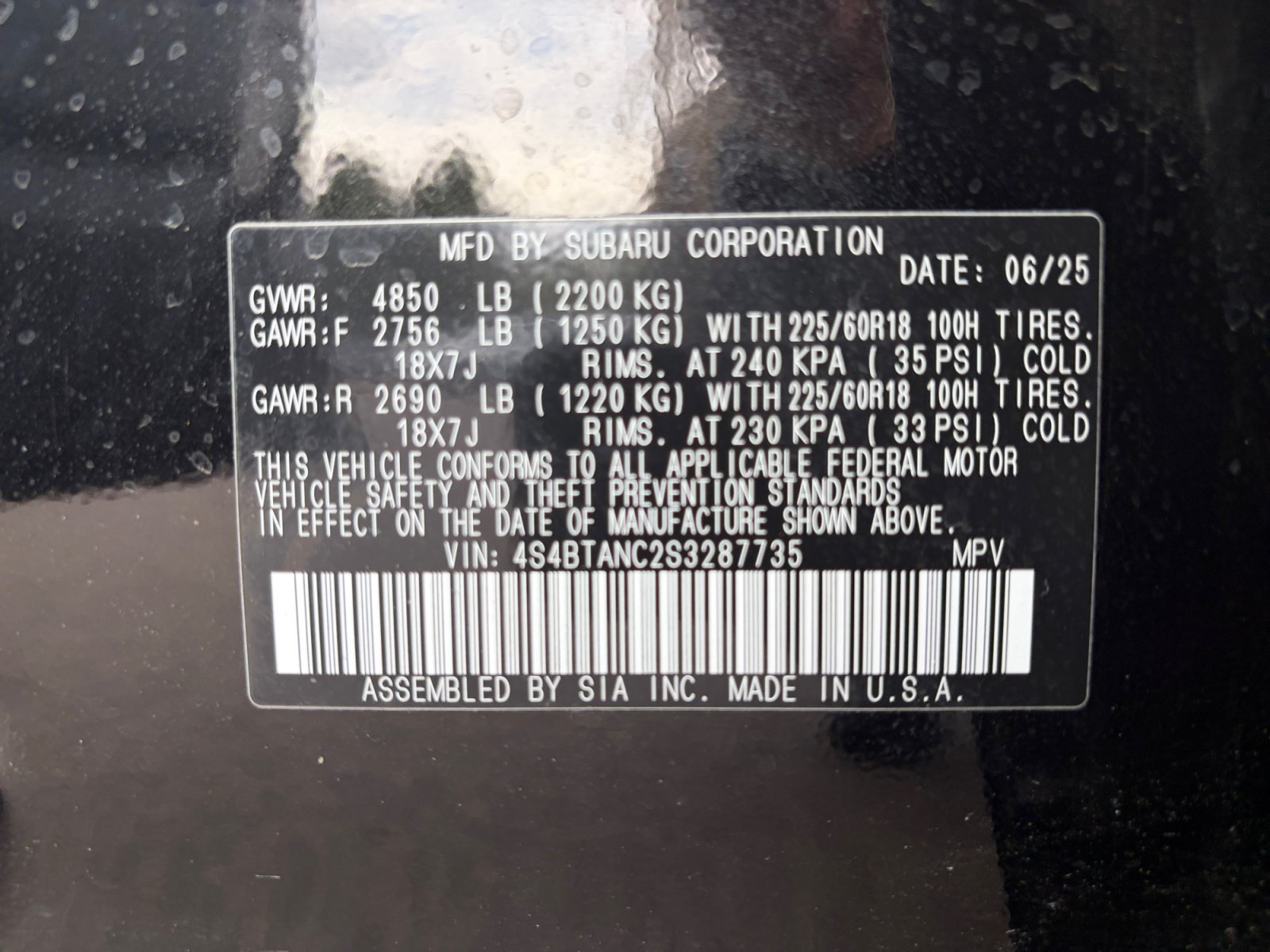 Used 2025 Subaru Outback Limited AWD/4WD image 35