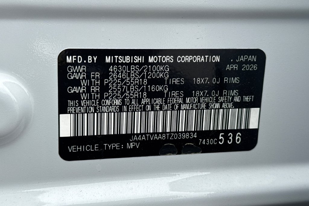 New 2026 Mitsubishi Eclipse Cross LE AWD/4WD image 30