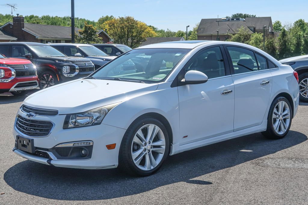 Used 2015 Chevrolet Cruze LTZ w/ Sun, Sound and Sport Package FWD image 1
