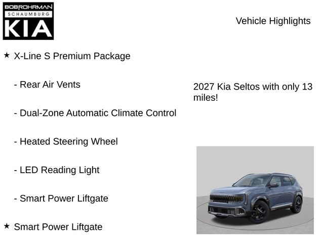 New 2027 Kia Seltos X-Line S w/ X-Line S Premium Package AWD/4WD image 7
