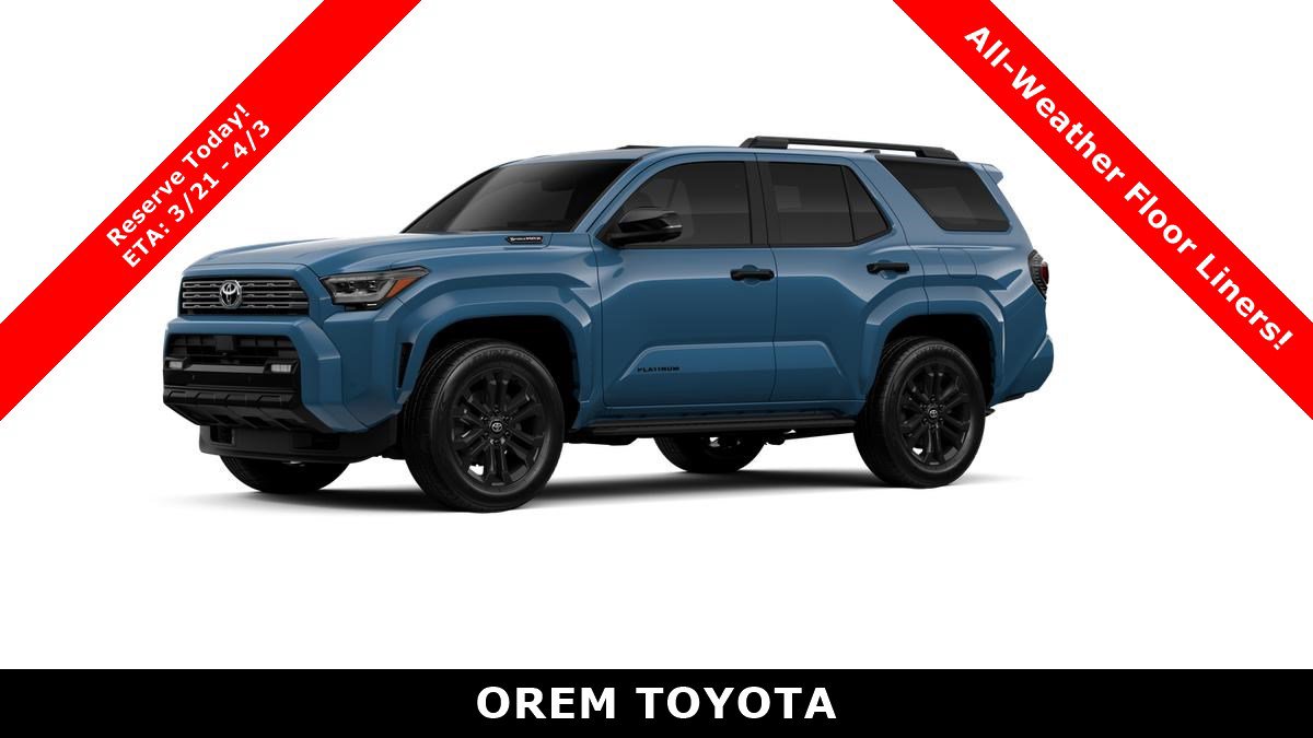 New 2026 Toyota 4Runner Hybrid Platinum image 2