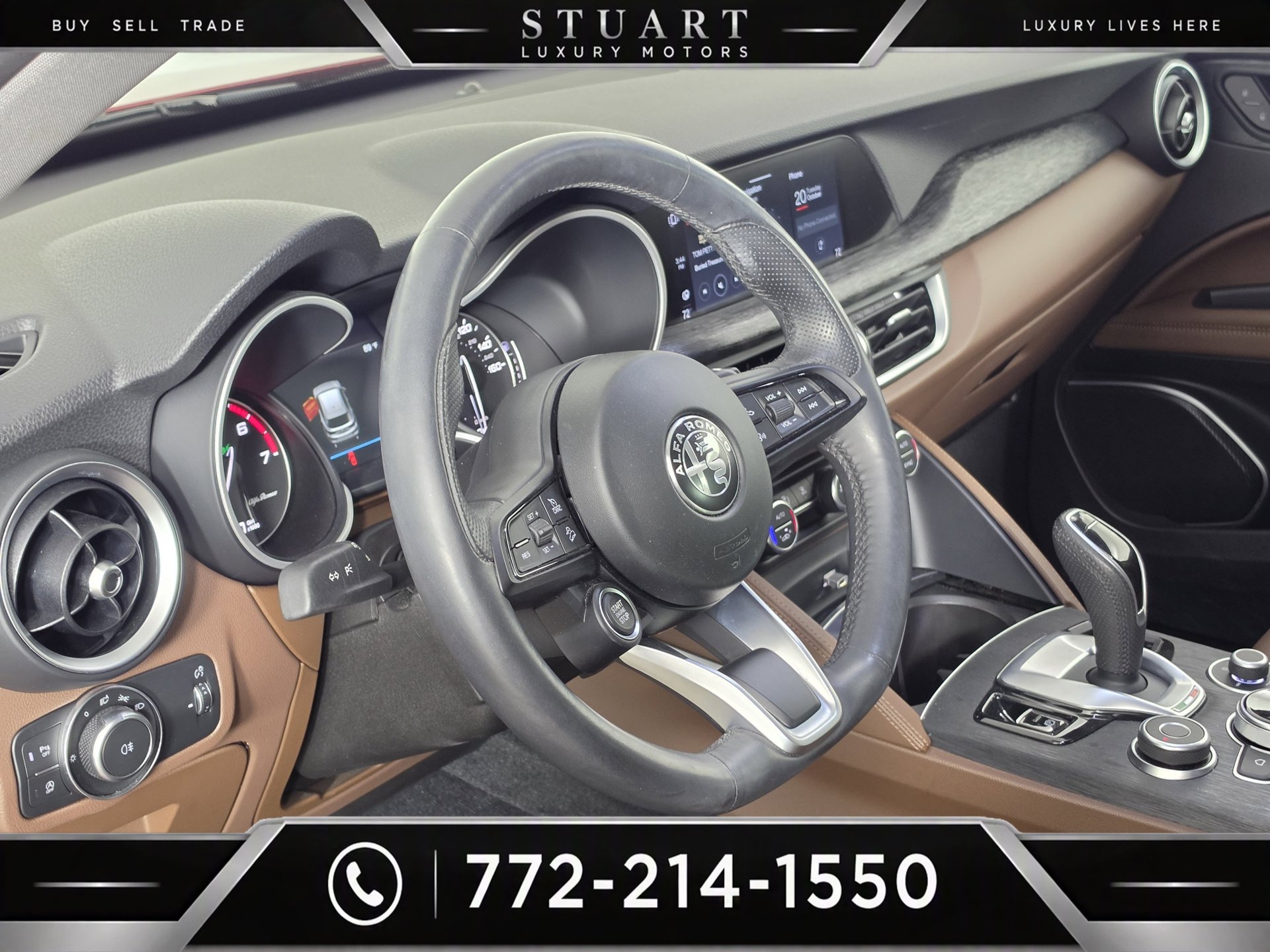 Used 2020 Alfa Romeo Stelvio Sport w/ Quick Order Package 22K Sport RWD image 2