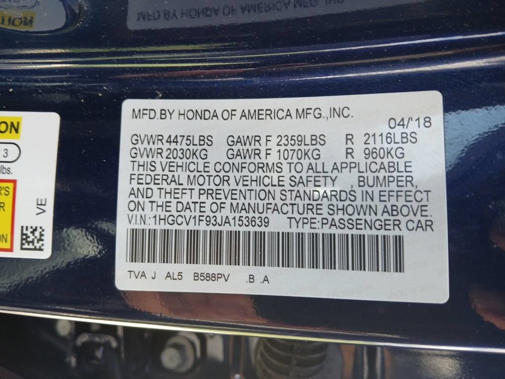 Used 2018 Honda Accord Touring image 38