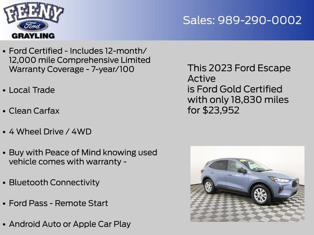 Certified 2023 Ford Escape Active image 5