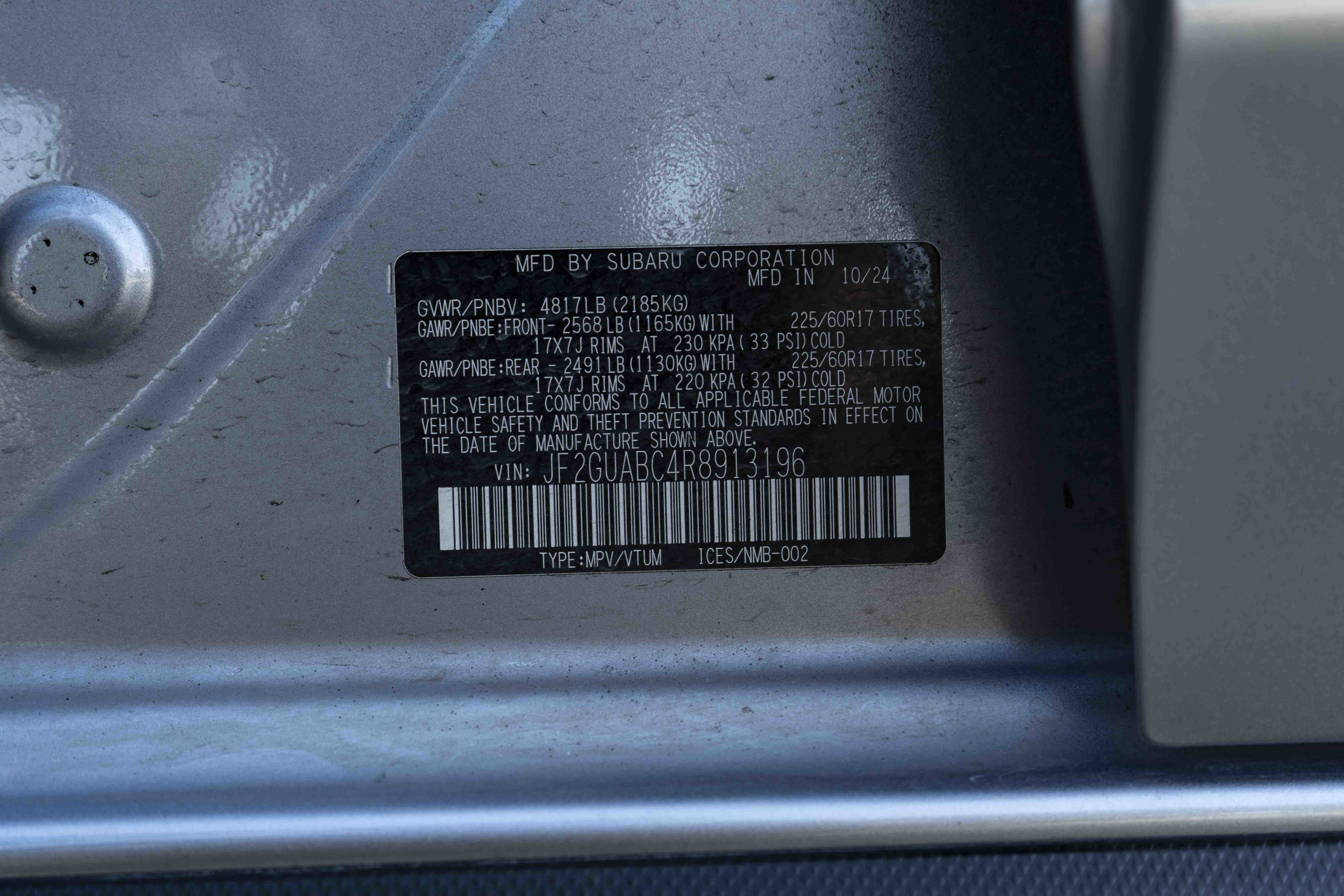 Used 2024 Subaru Crosstrek 2.0i AWD/4WD image 40
