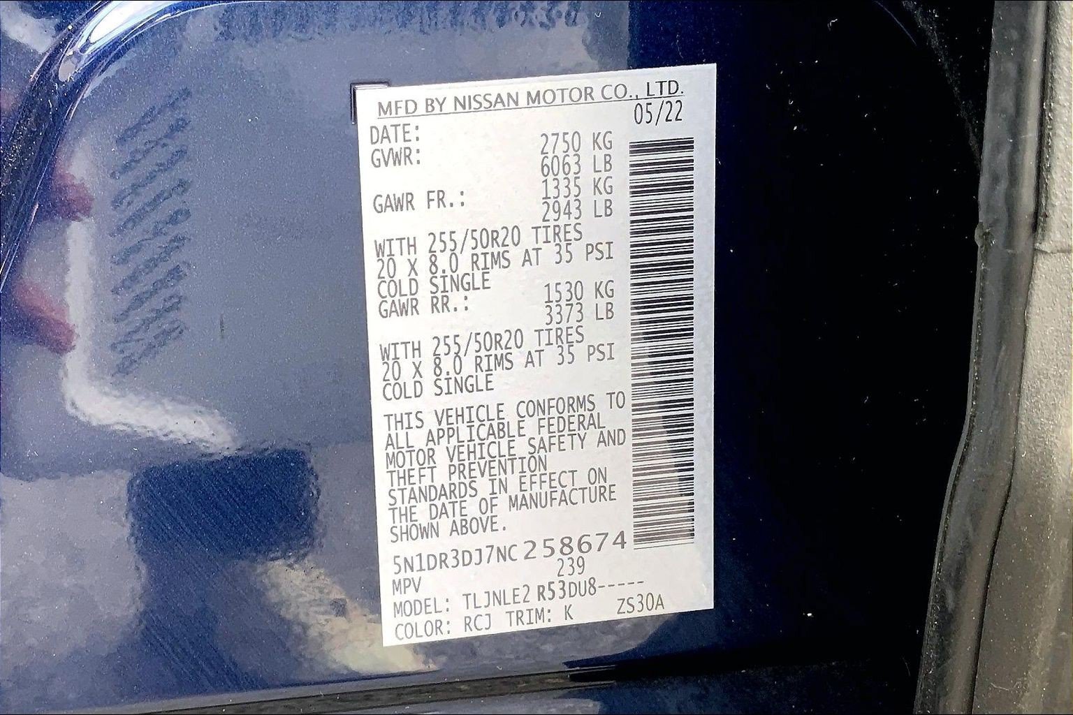 Used 2022 Nissan Pathfinder Platinum w/ Cargo Package AWD/4WD image 36