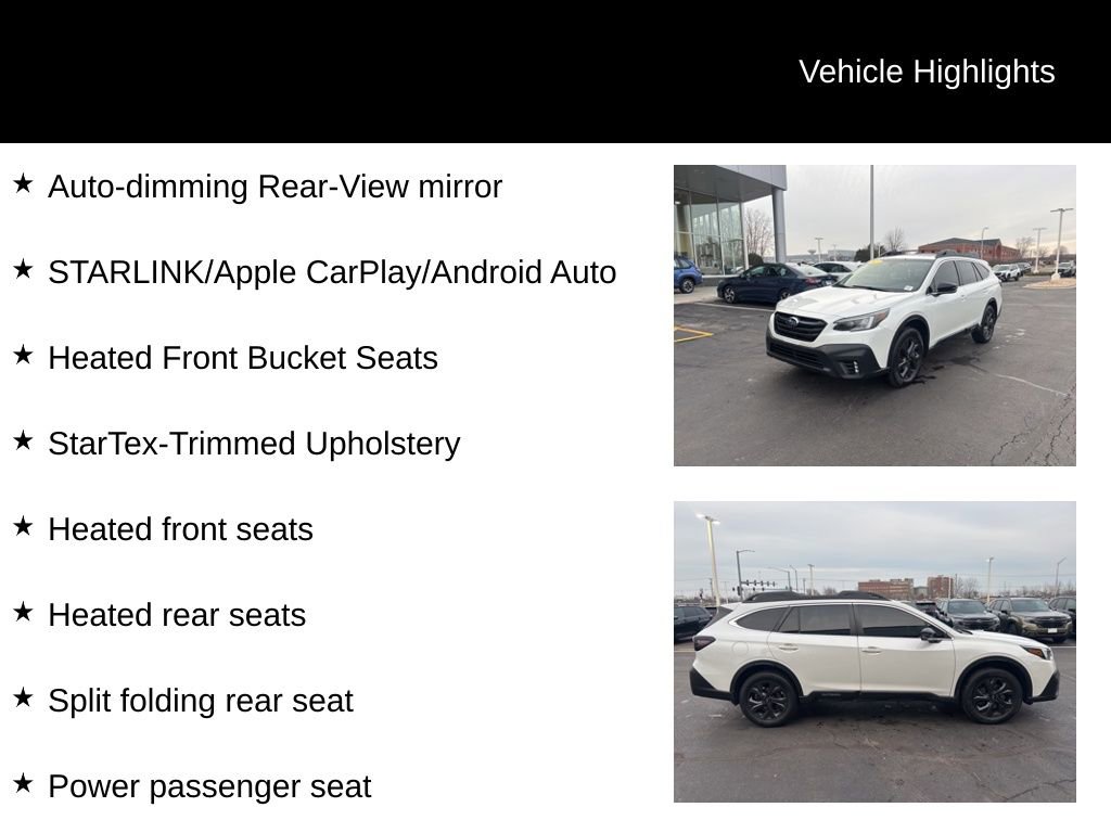 Used 2022 Subaru Outback Onyx Edition XT image 4