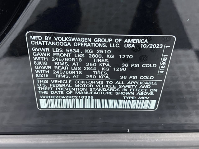 Certified 2024 Volkswagen Atlas Cross Sport SE FWD image 28