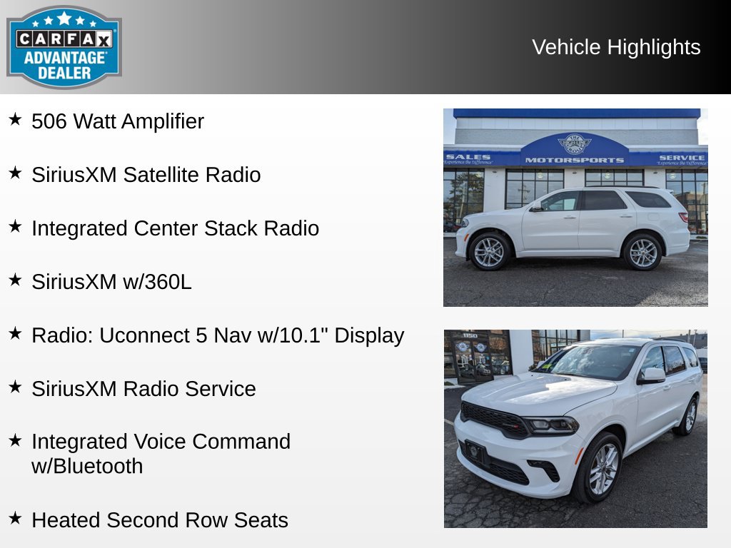 Used 2022 Dodge Durango GT AWD/4WD image 8