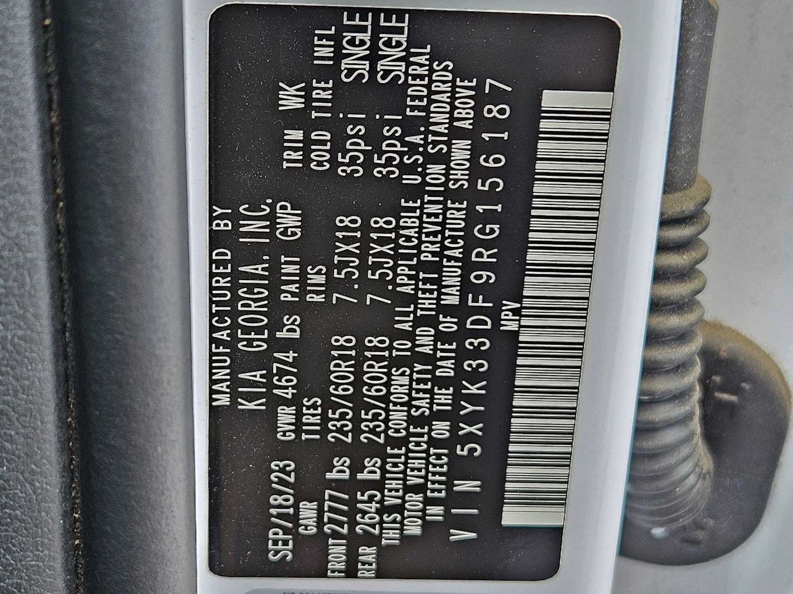 Certified 2024 Kia Sportage EX FWD image 23