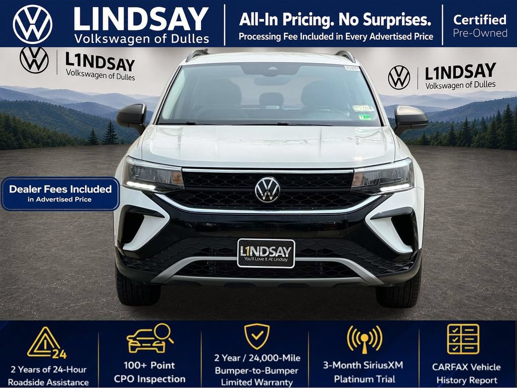 Certified 2023 Volkswagen Taos S w/ IQ Drive S Package FWD image 3