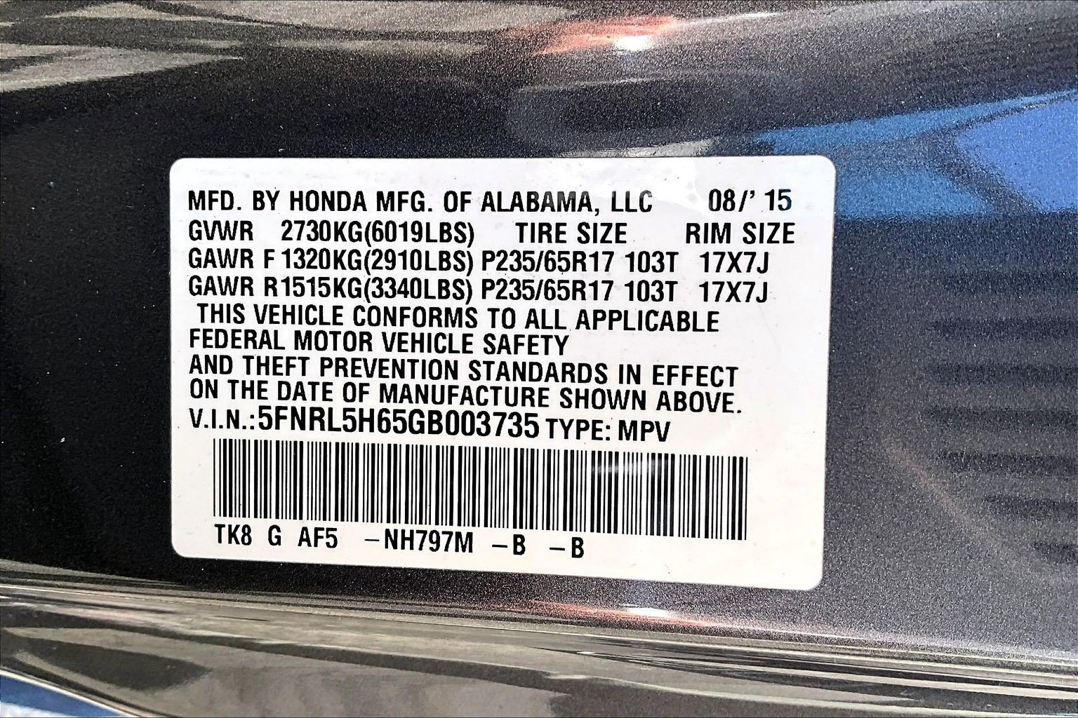 Used 2016 Honda Odyssey EX-L image 30