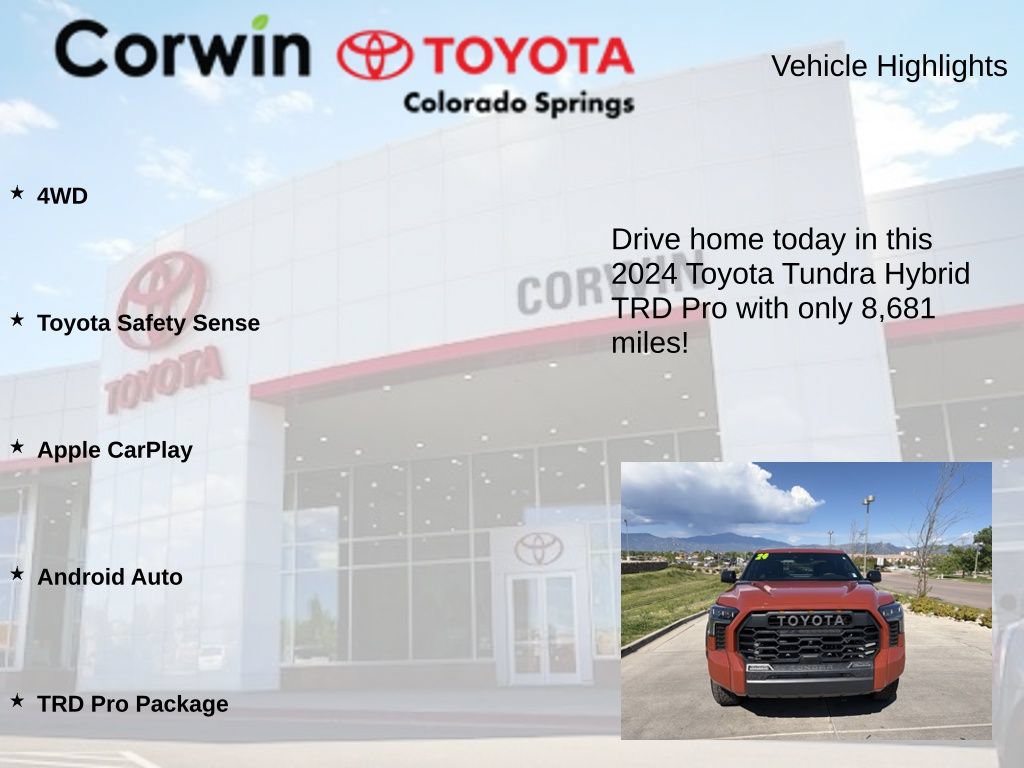 Used 2024 Toyota Tundra TRD Pro AWD/4WD image 6