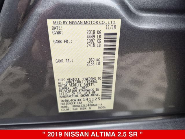Used 2019 Nissan Altima 2.5 SR w/ SR Premium Package AWD/4WD image 41