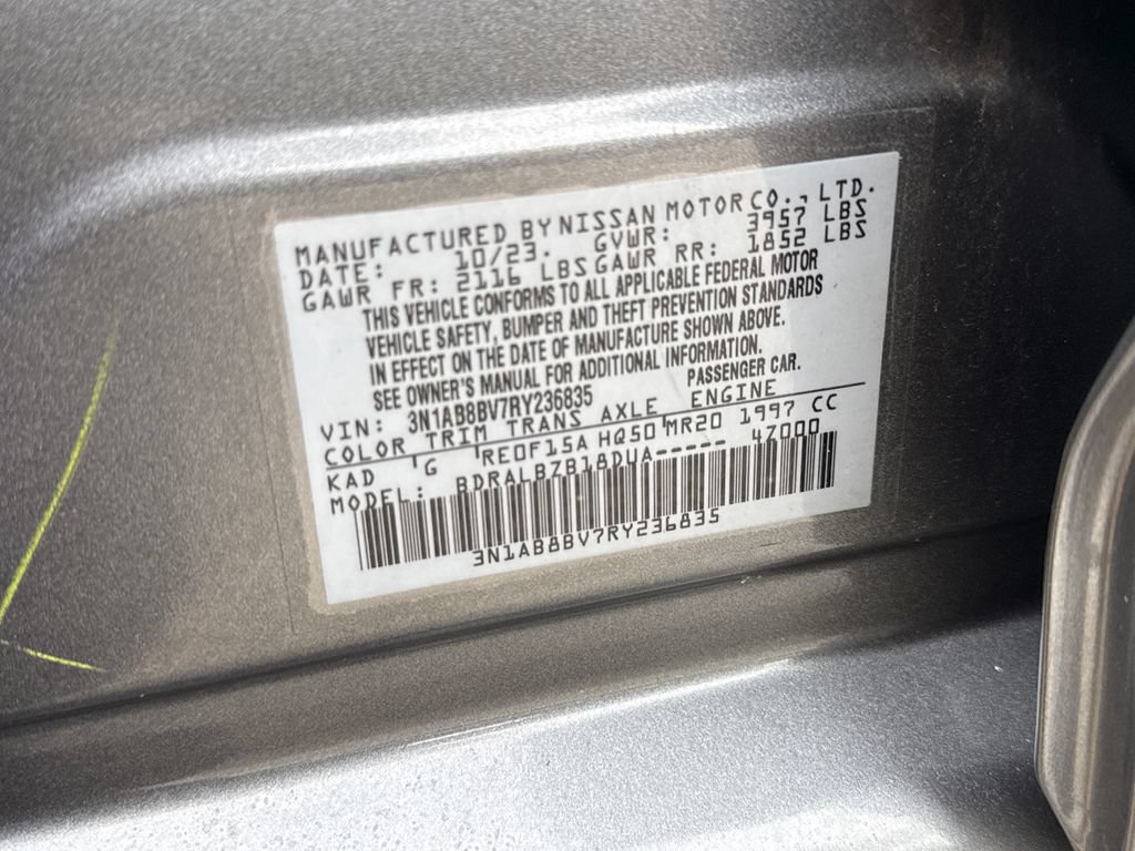 Used 2024 Nissan Sentra S w/ Lighting Package FWD image 20